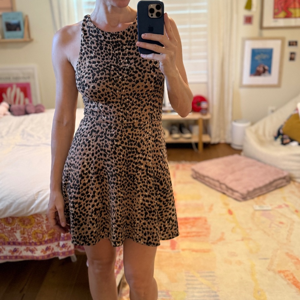 Mara Hoffman leopard print  mini Dress